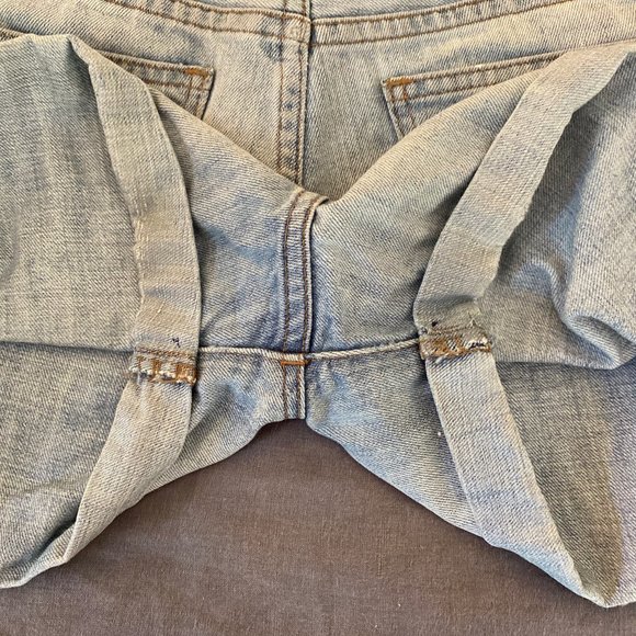 SOLD GUC Madewell Paint Splatter Denim Shorts - 27 - Picture 7 of 7